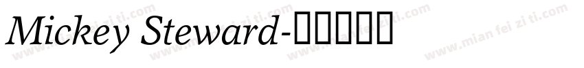 Mickey Steward字体转换
